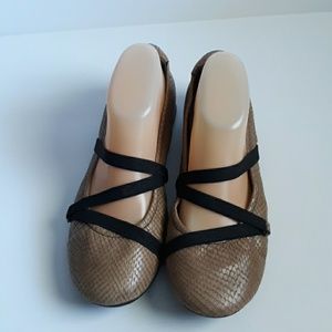 Palladium Cross Strap Ballet Flats